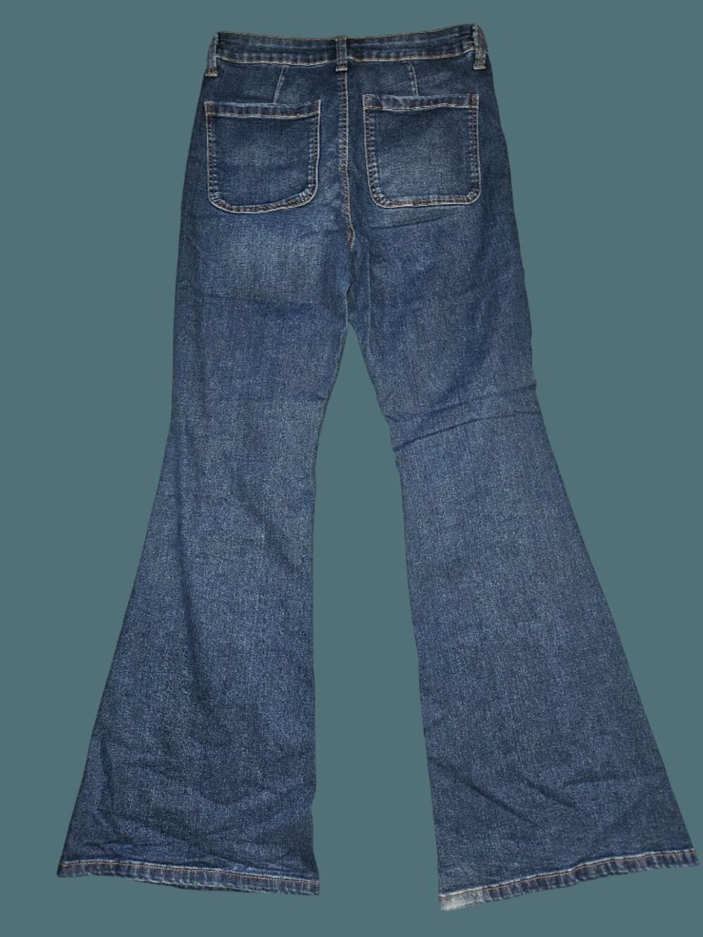 Celebrity Pink High Rise Flare Stretch Jeans Women Size 11/30 - Picture 3 of 12